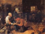 BROUWER, Adriaen The 0peration oil painting artist